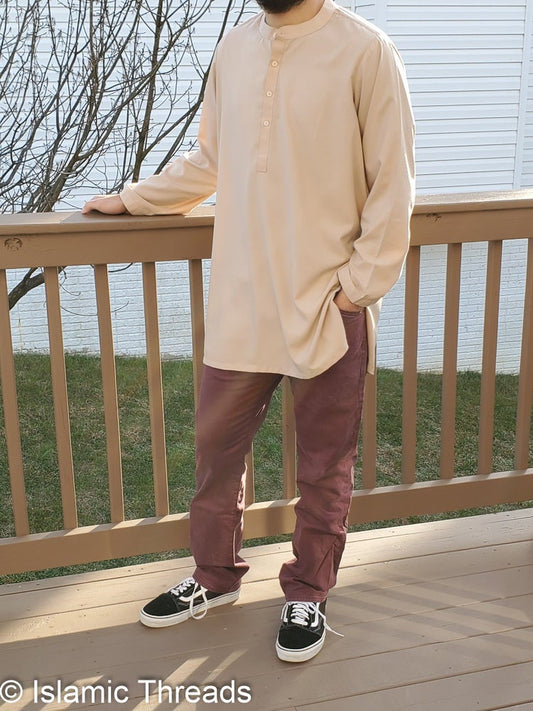 Men's Tunic - Tan