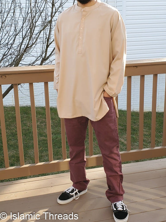 Men's Tunic - Tan