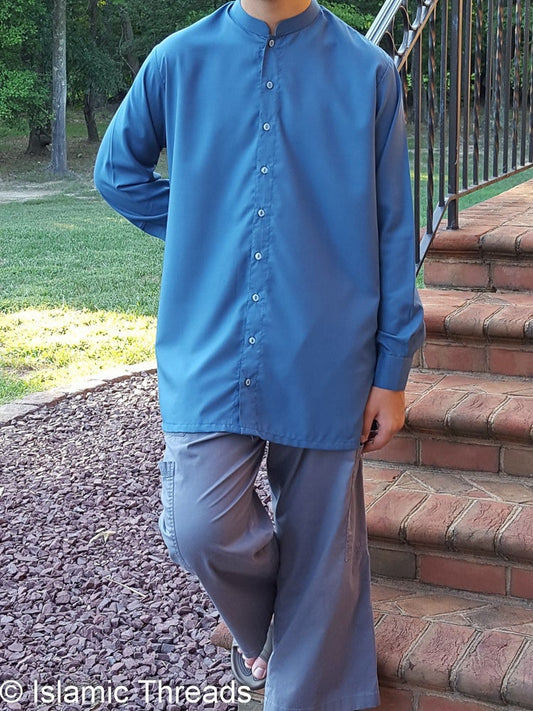 Men's Tunic - Sea Blue