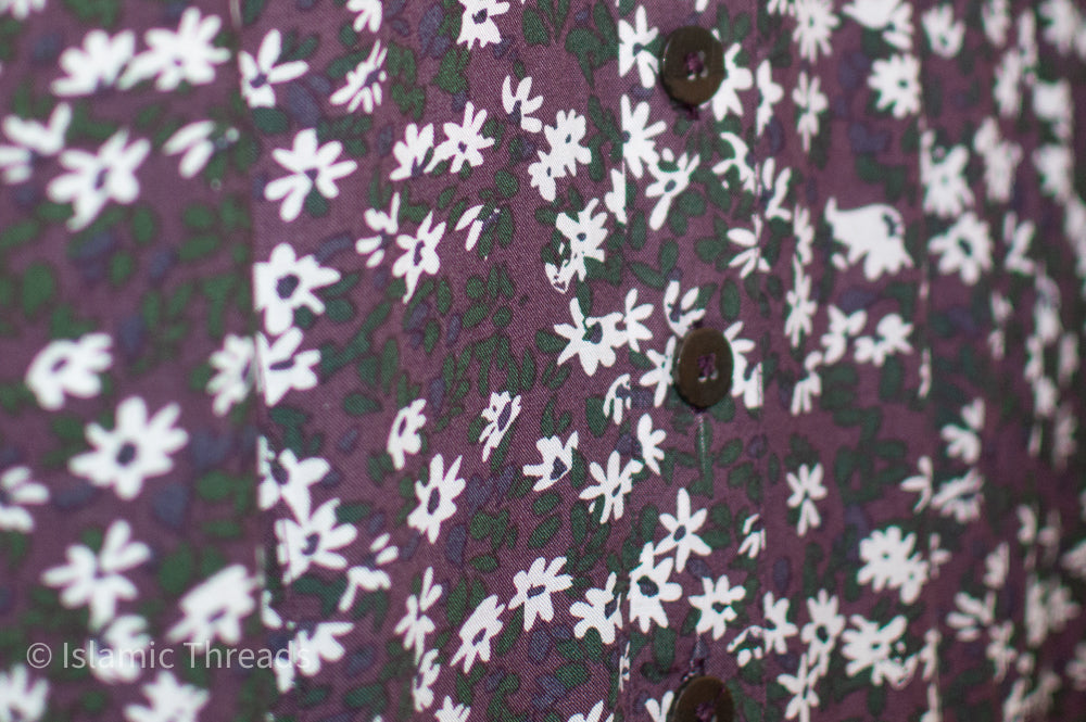 Women’s Abaya - Purple Floral