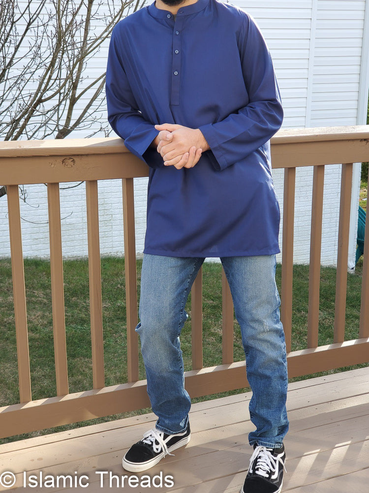 Men's Tunic - Navy Blue