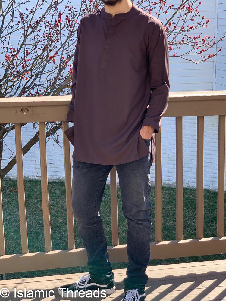 Men's Tunic - Dark Brown