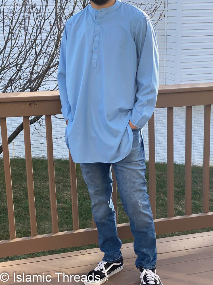 Men's Tunic - Sky Blue