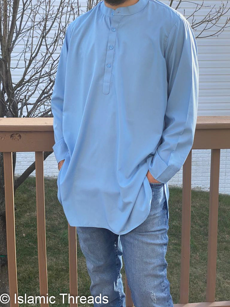 Men's Tunic - Sky Blue