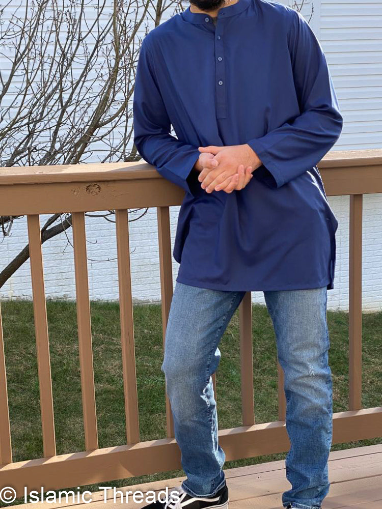 Men's Tunic - Navy Blue